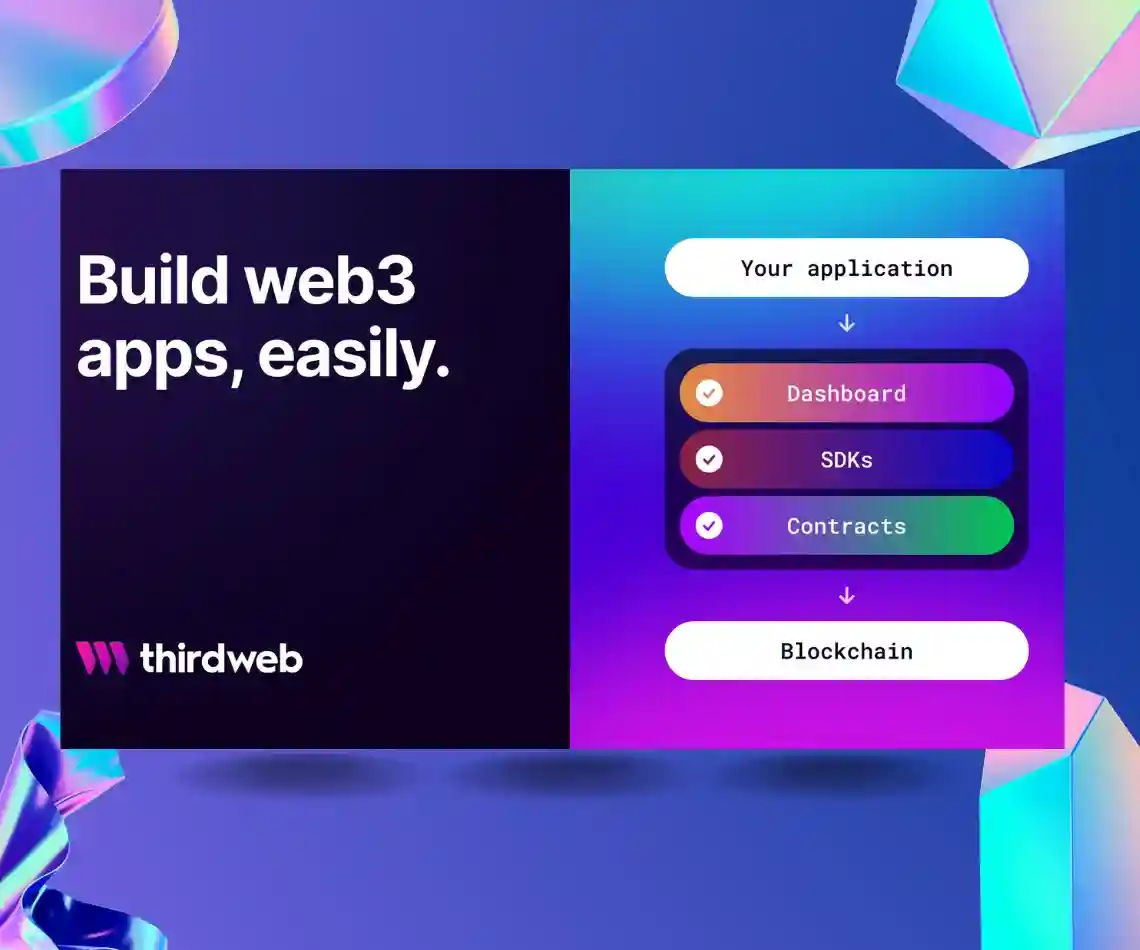 build web3 apps with thirdwe